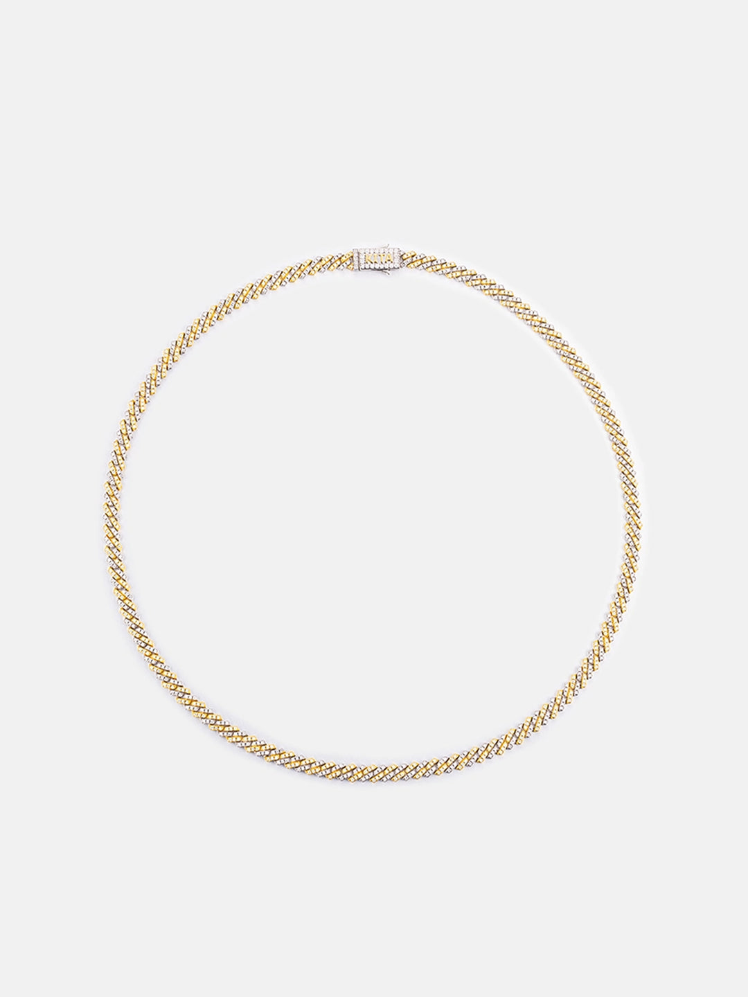 5MM S925 Moissanite Prong Cuban Bracelet Or Chain