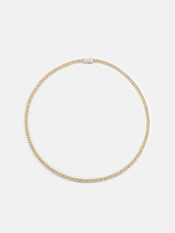 5MM S925 Moissanite Prong Cuban Bracelet Or Chain