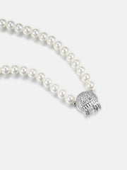 S925 Moissanite Emoji Pearl Chain