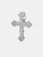 S925 Moissanite Eastern Orthodox Cross Pendant