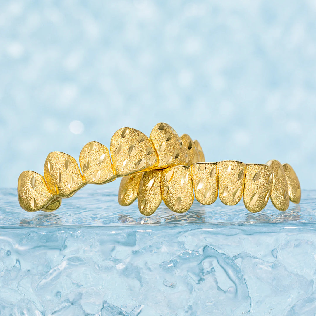 925 Sterling Silver Nugget Cut Grillz