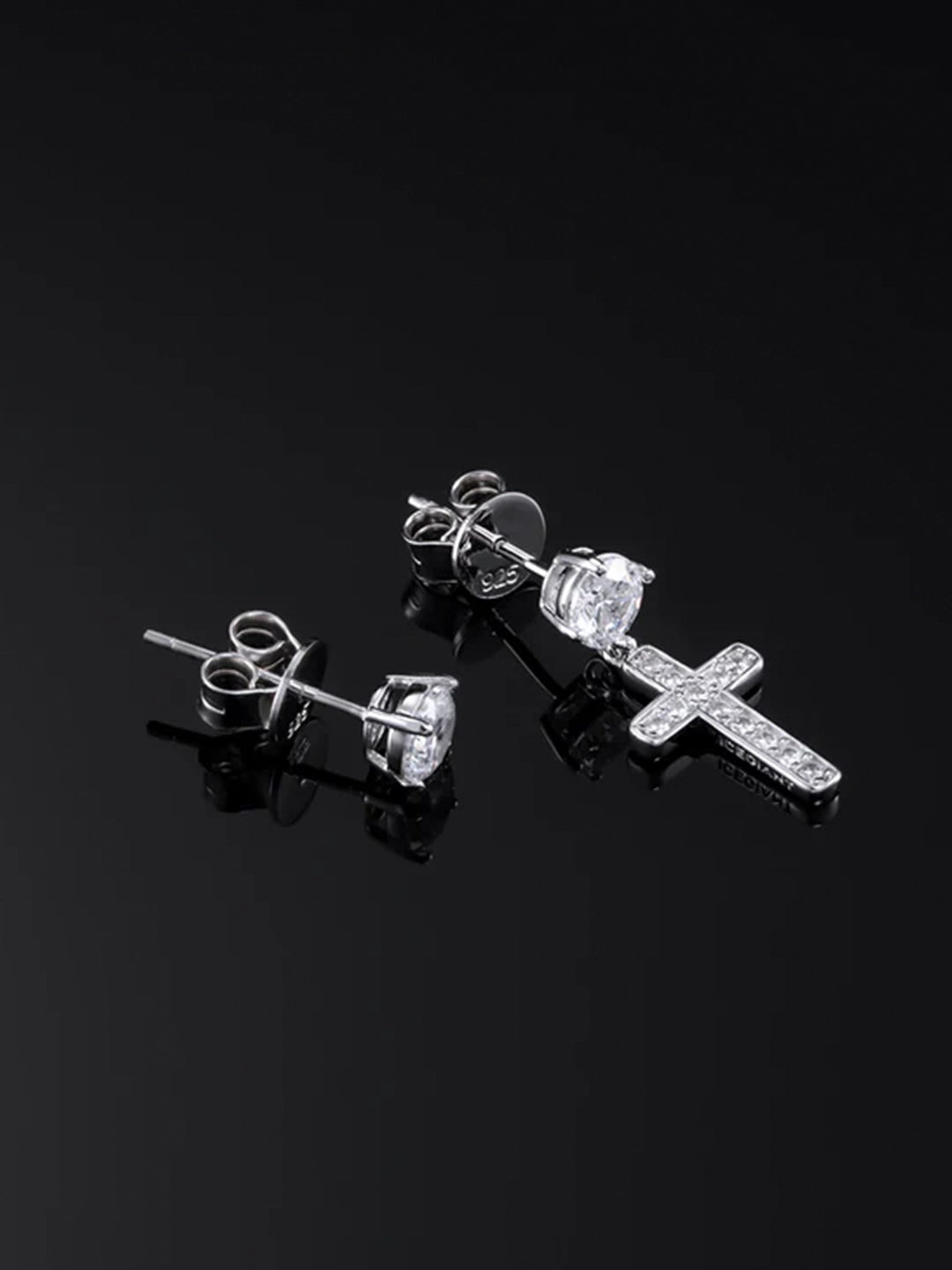 8mm Miami Cuban Chain & Bracelet & 2 Pairs of Earrings Set [4PCS/SET]