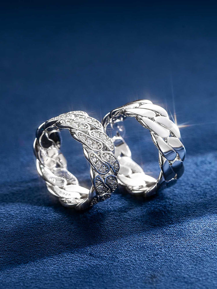 8mm S925 Cuban Ring