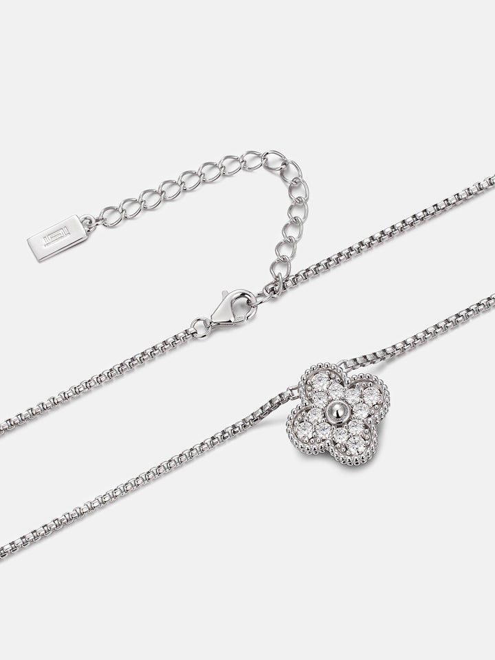 Moissanite Four Leaf Clover Chain