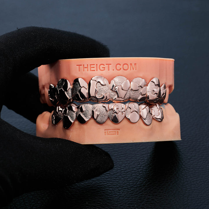 Custom Jigsaw Diamond Dust Grillz