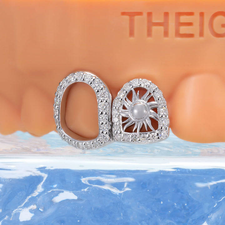 "Solar Flare" Iced Double Open-Face