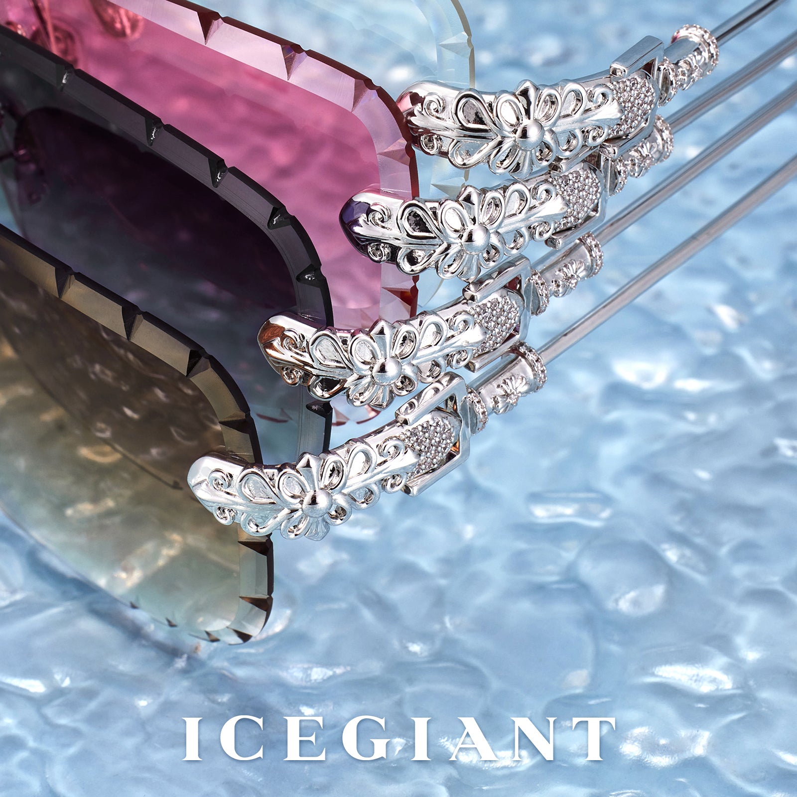 Iced Out Sunglasses - Diamond Cut Moissanite - IGT – ICEGIANT