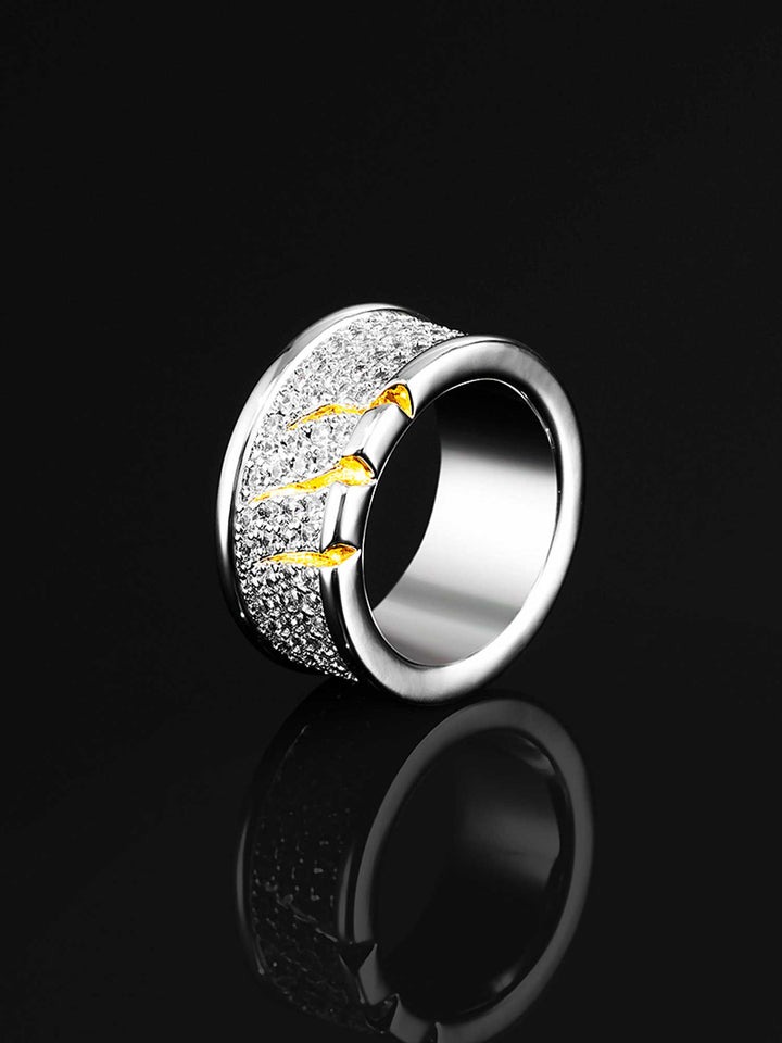 S925 Moissanite Claw Scratch Ring