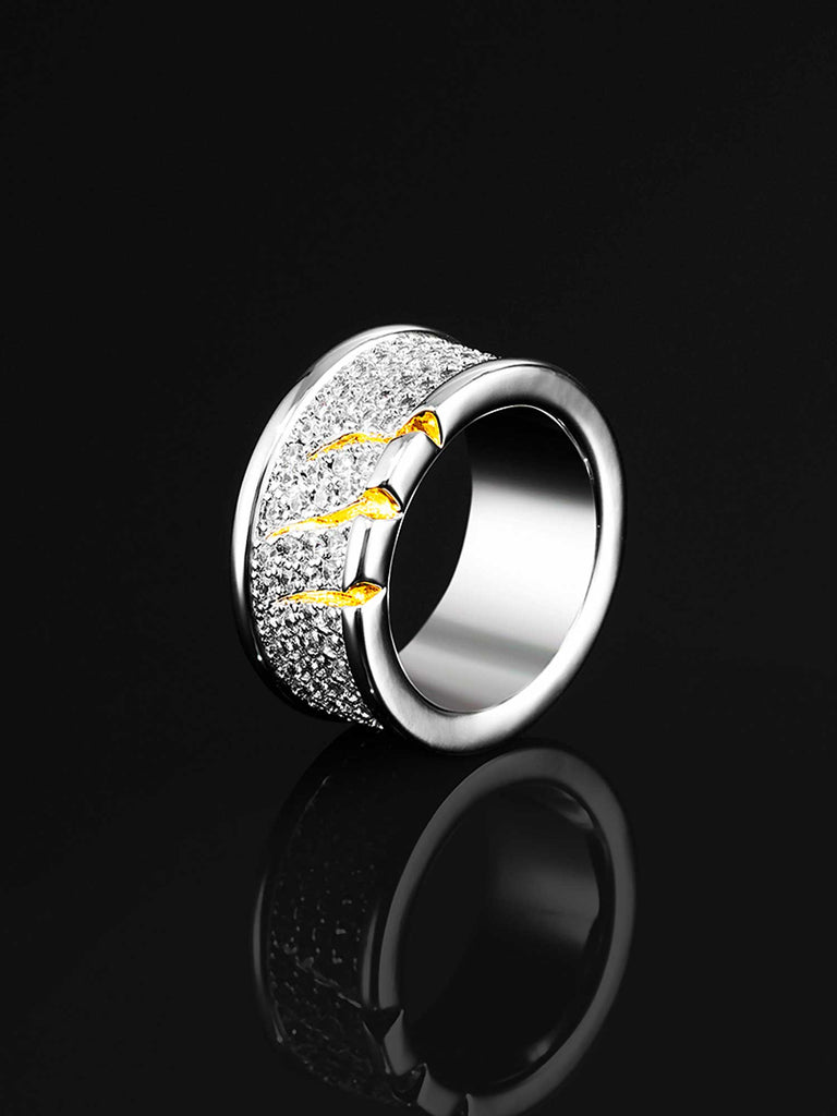 S925 Moissanite Claw Scratch Ring