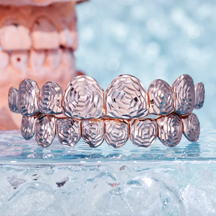 Sterling Silver Rose Cut Grillz