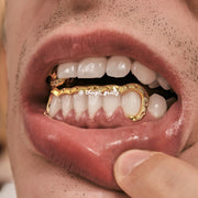 Top Open Face W Bottom Bar Grillz