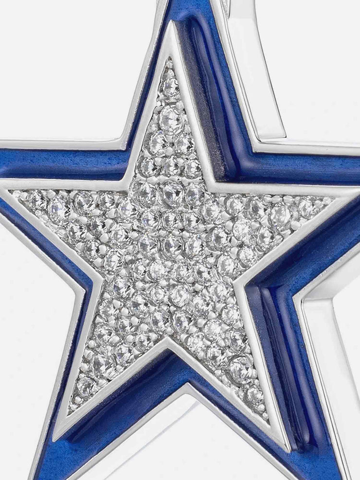 Moissanite Pentagram Pendant