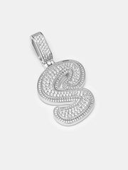 Custom Made S Moissanite Pendant