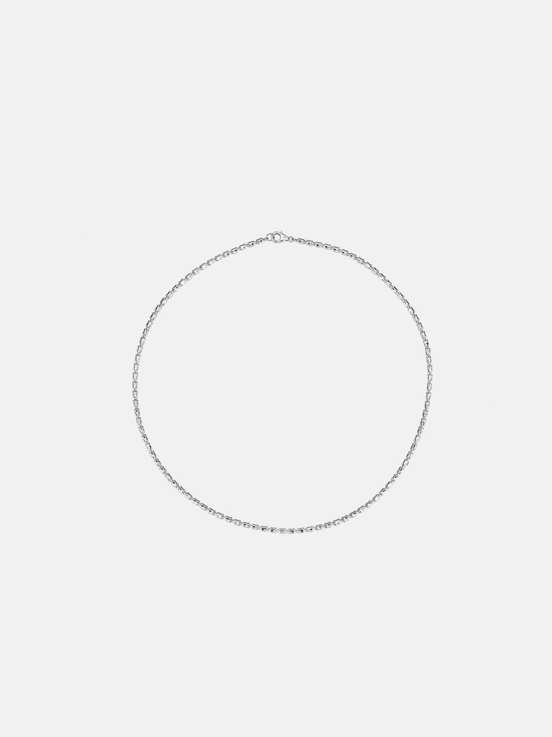 3mm Barrel Crystal Cut Bead Chain