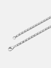 3mm Barrel Crystal Cut Bead Chain