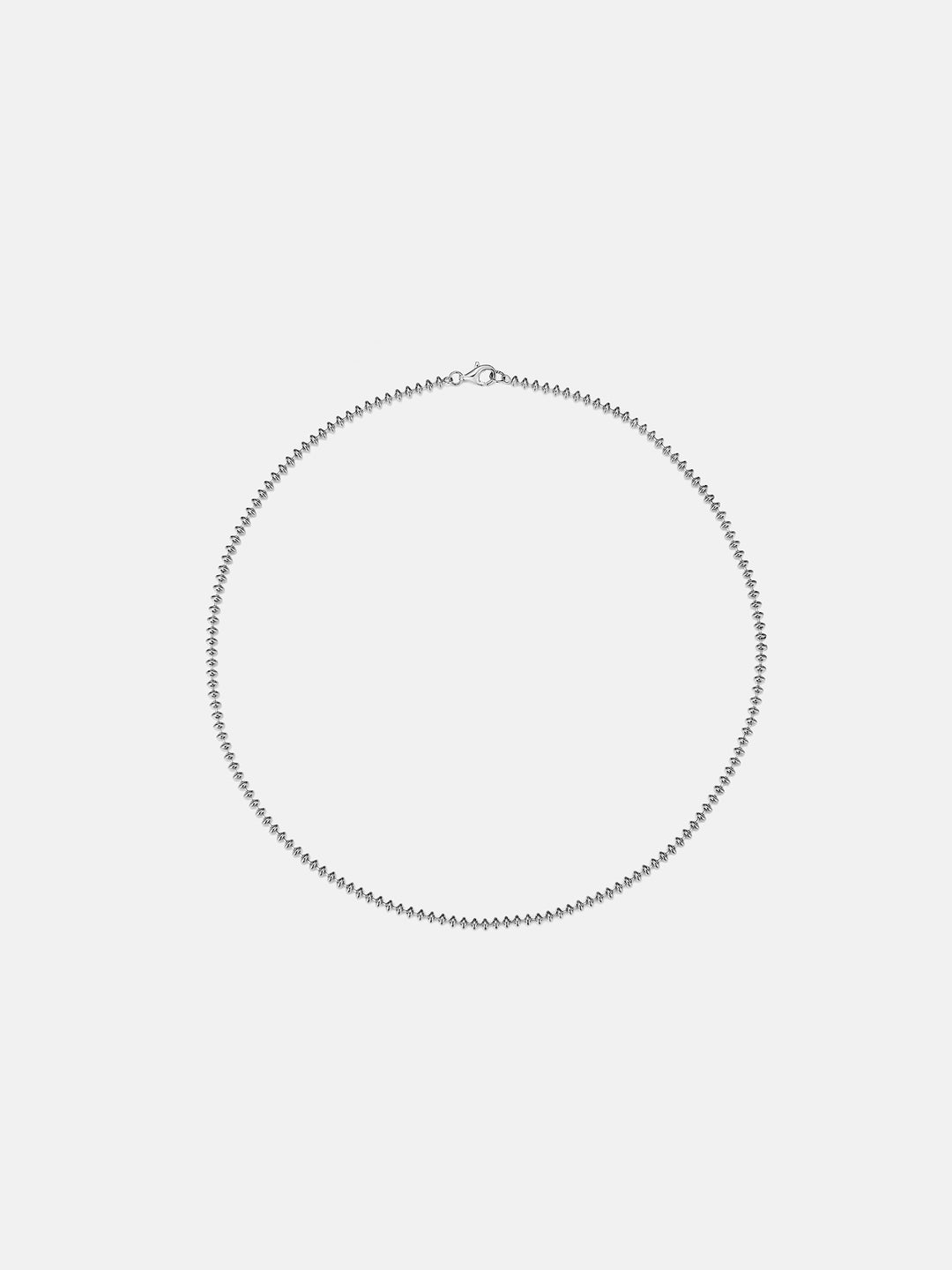 3mm Italian Silver Abacus Beads chain