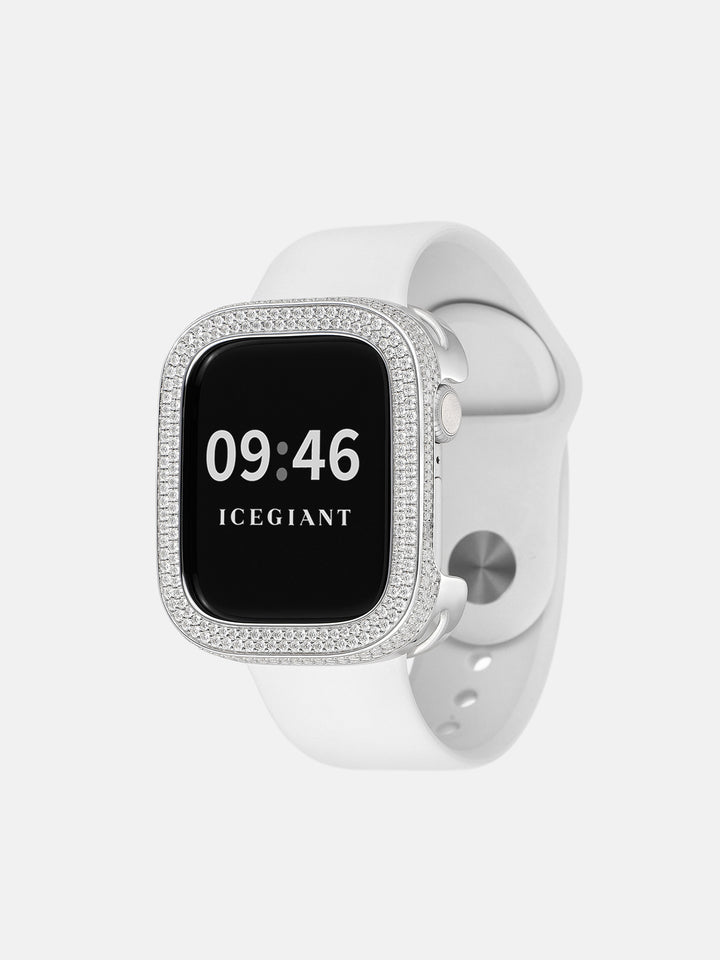 42MM Moissanite Bezel Case Cover For Apple Watch S10 & S11