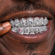 Honeymoon Set Round Cut Diamond Grillz