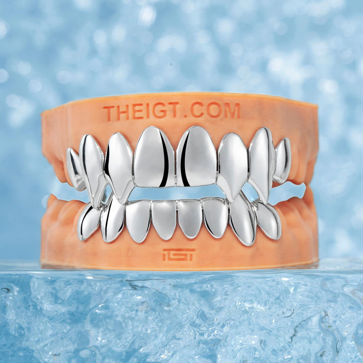 FULLY VAMPIRE POLISHED GOLD GRILLZ
