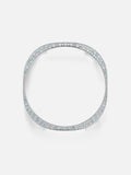 46mm Blue & White Moissanite Bezel Case for Galaxy Watch 8 Classic