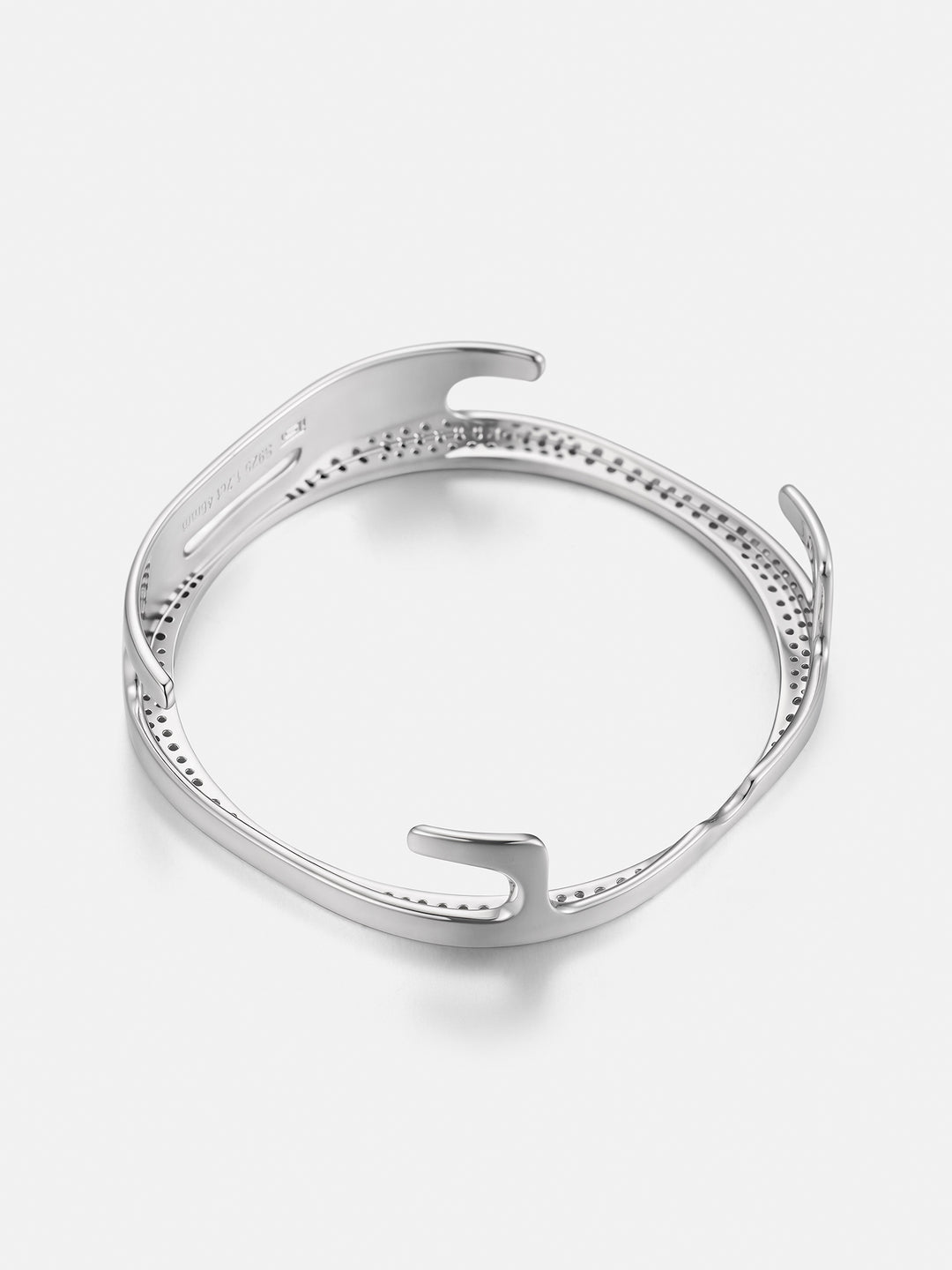 46mm Blue & White Moissanite Bezel Case for Galaxy Watch 8 Classic