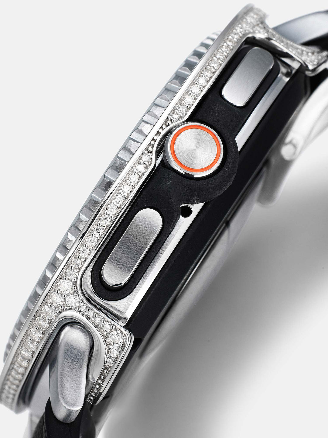 46mm Iced Out Moissanite Case Cover for Galaxy Watch 8 Classic