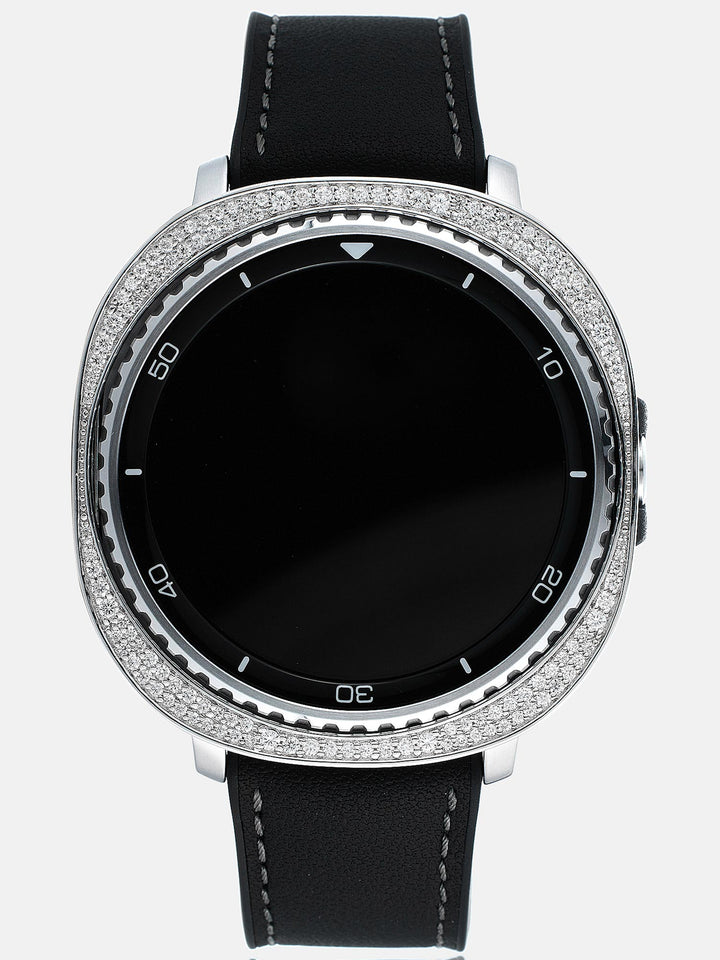 46mm Iced Out Moissanite Case Cover for Galaxy Watch 8 Classic