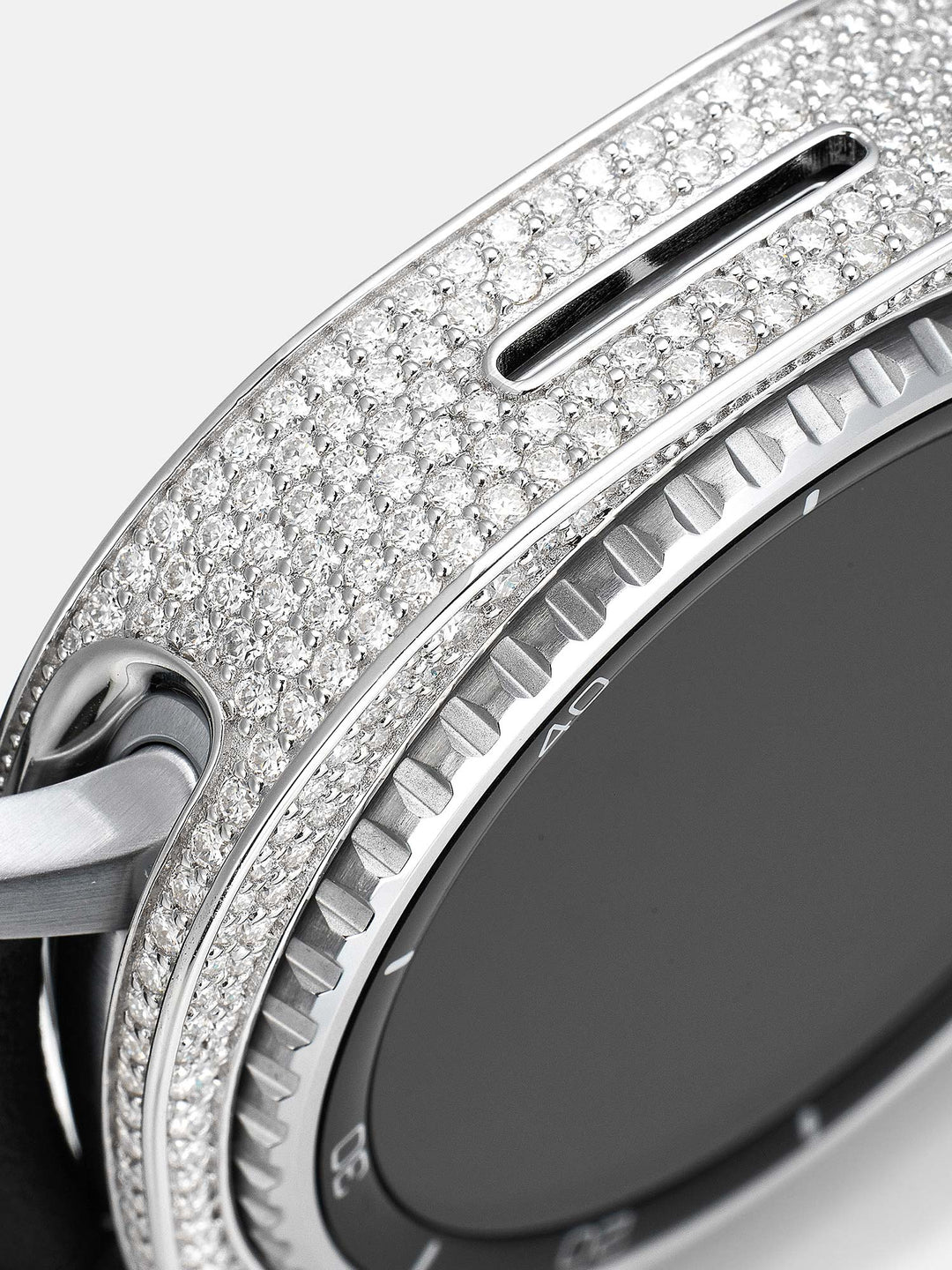 46mm Iced Out Moissanite Case Cover for Galaxy Watch 8 Classic