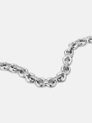 12MM Plain Infinity Chain With Moissanite Clasp