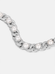 Made to Order 16MM S925 Moissanite Pearl Cuban Chain