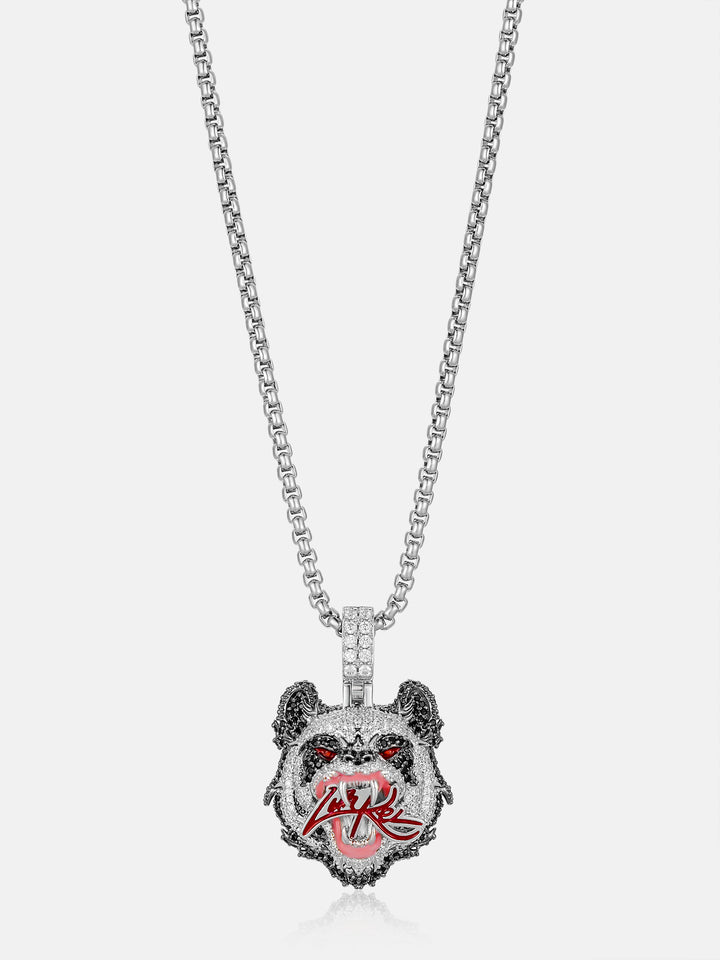 iCEGIANT X LUHKEL Moissanite Tiny Enamel Penda Pendant