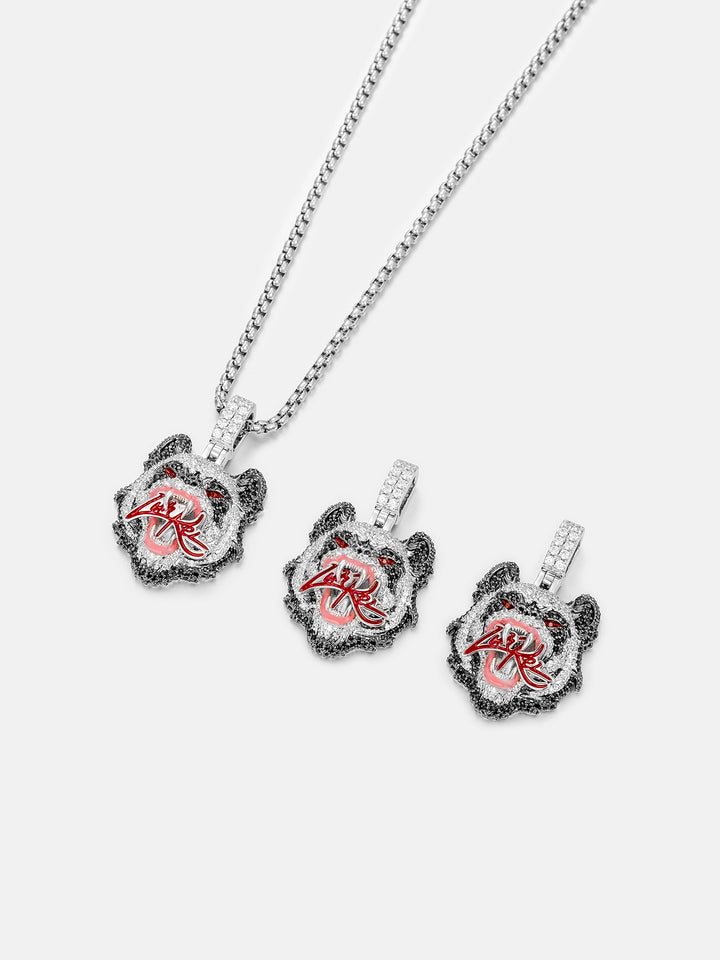 iCEGIANT X LUHKEL Moissanite Tiny Enamel Penda Pendant