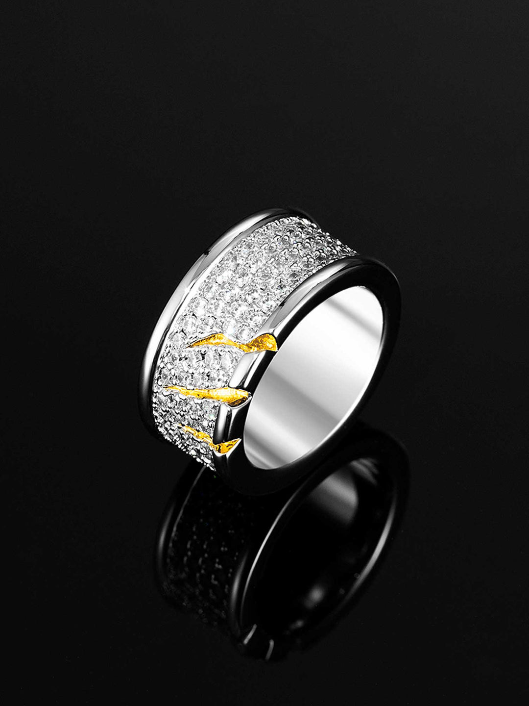 S925 Moissanite Claw Scratch Ring
