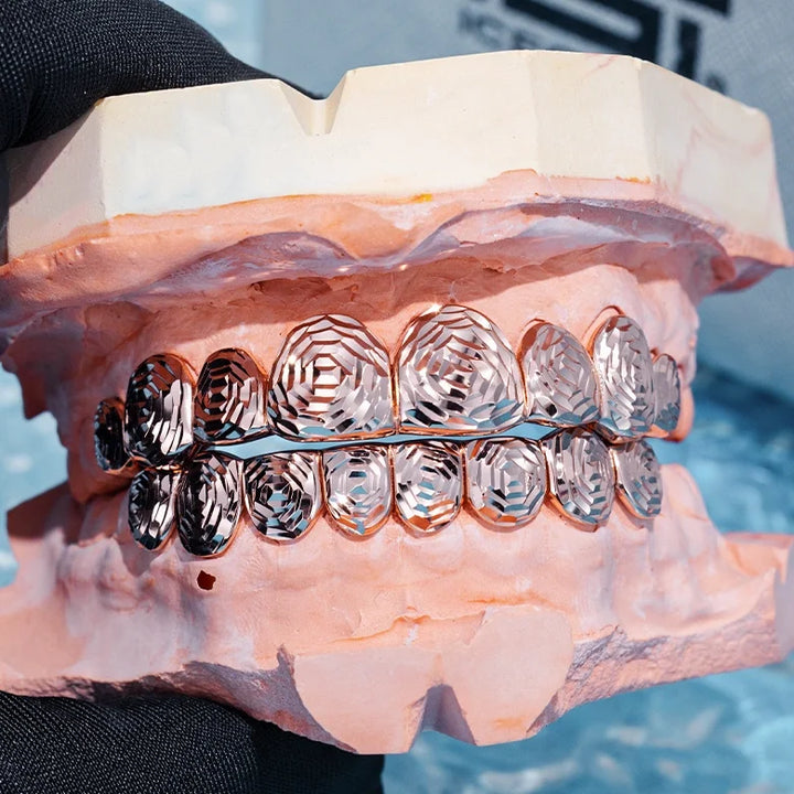 Sterling Silver Rose Cut Grillz