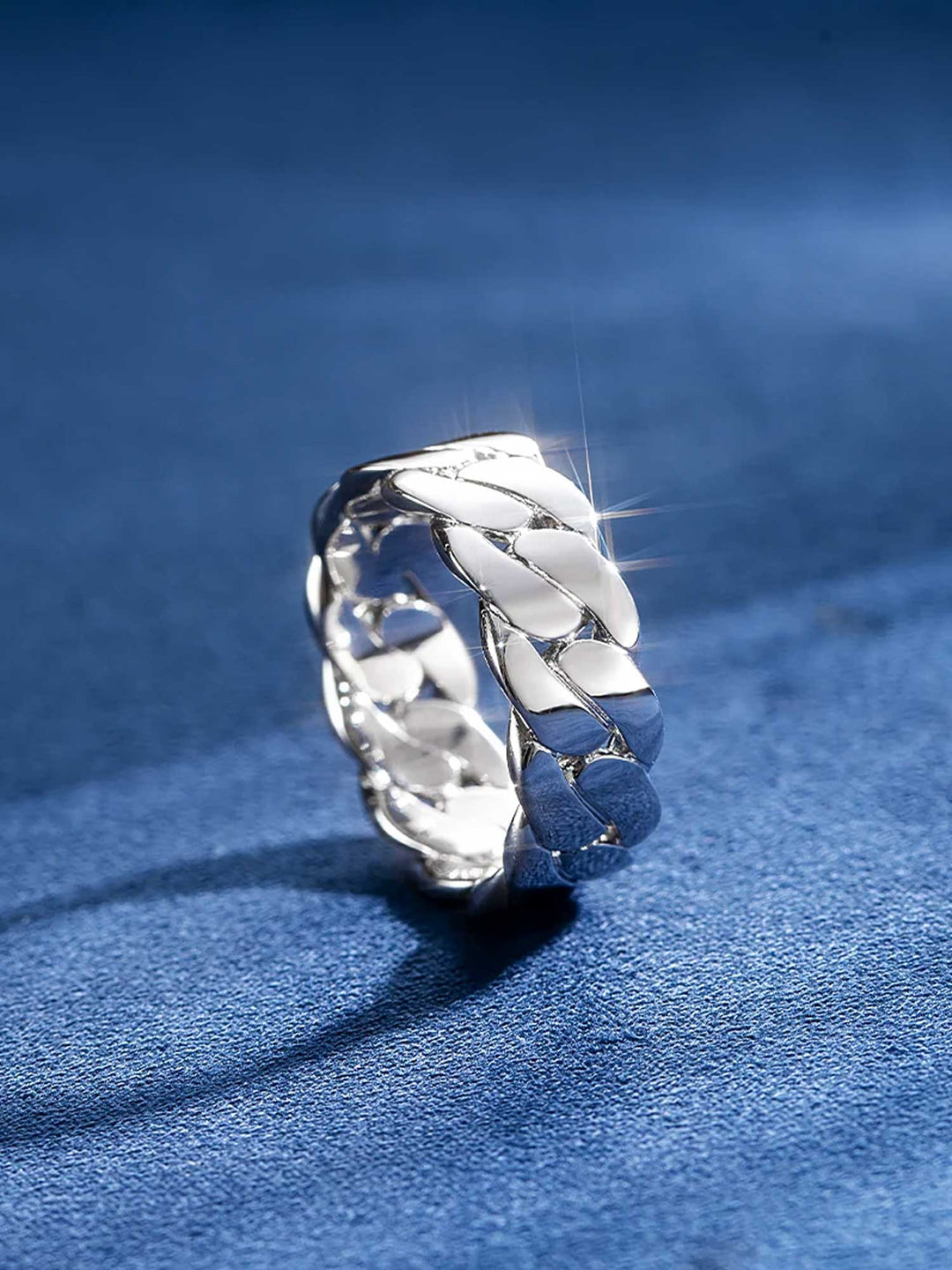 8mm S925 Cuban Ring