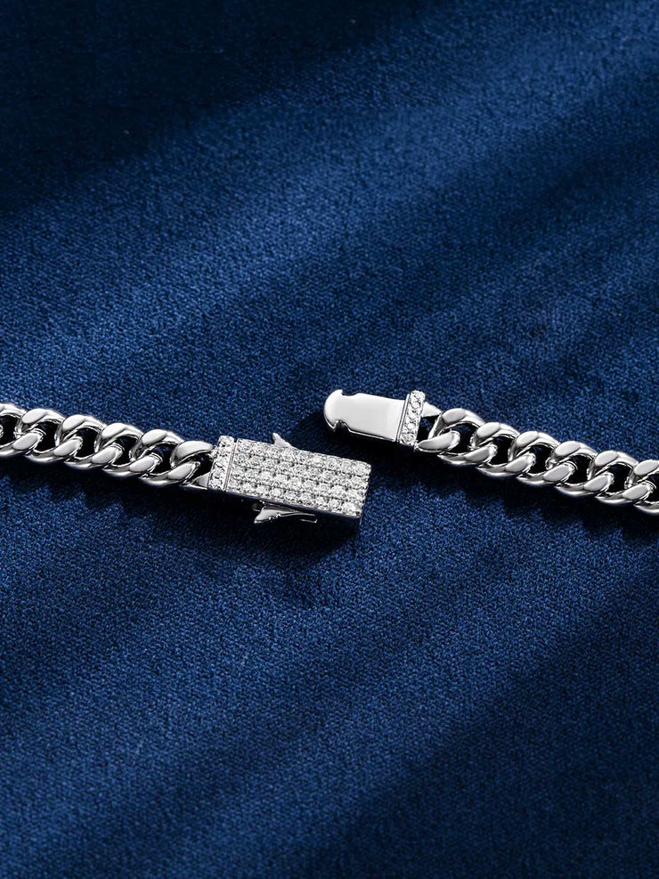 5mm Miami Micro Cuban With Moissanite Clasp