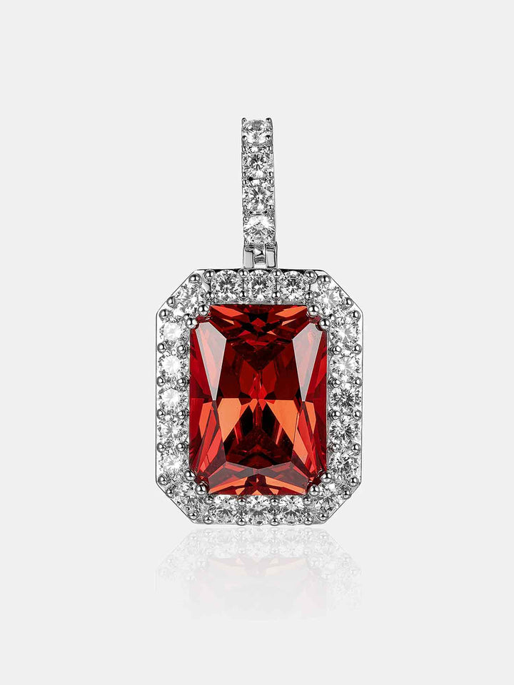 S925 Moissanite Gemstone Pendant