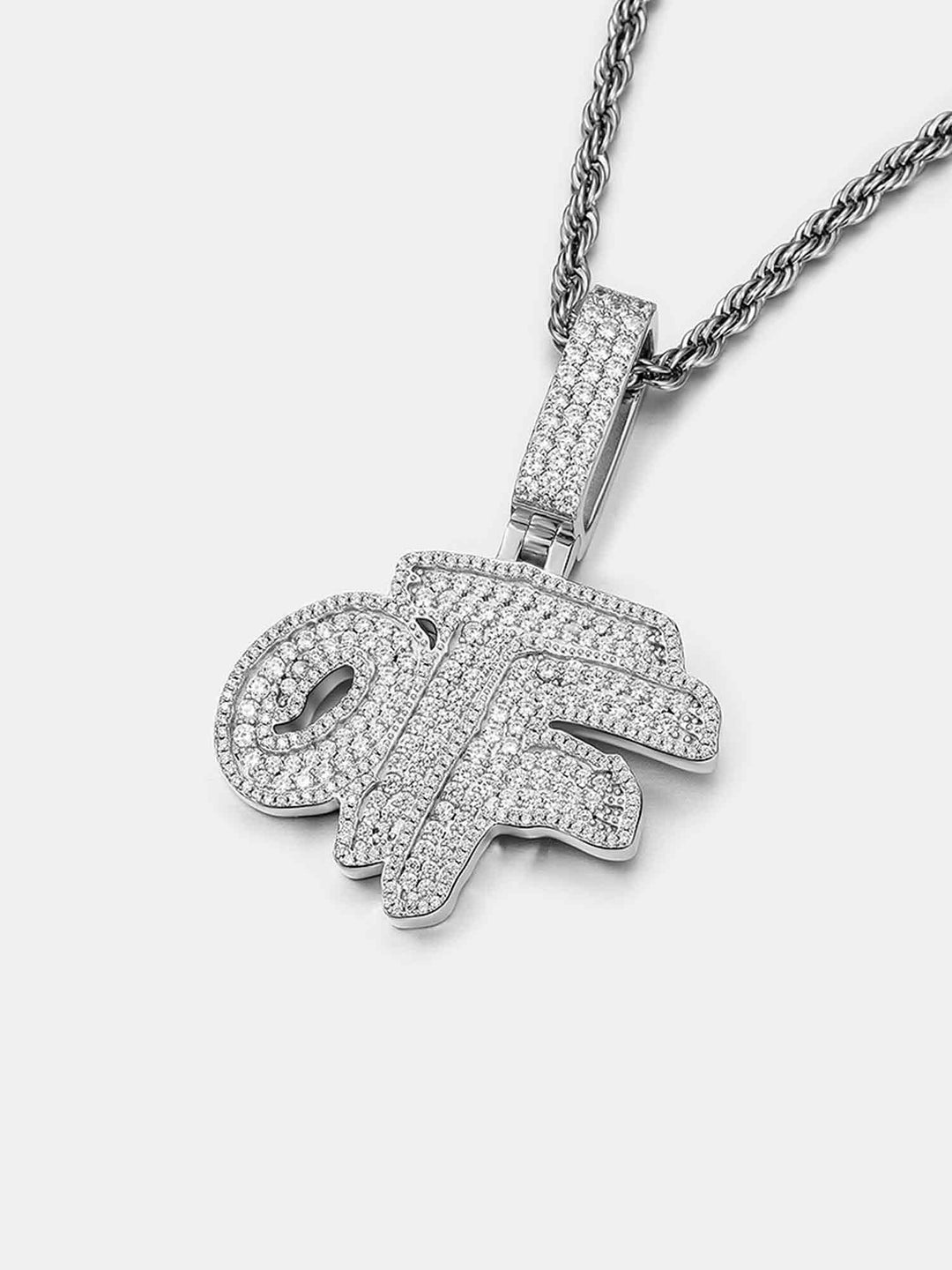 Custom Made OTF Moissanite Pendant