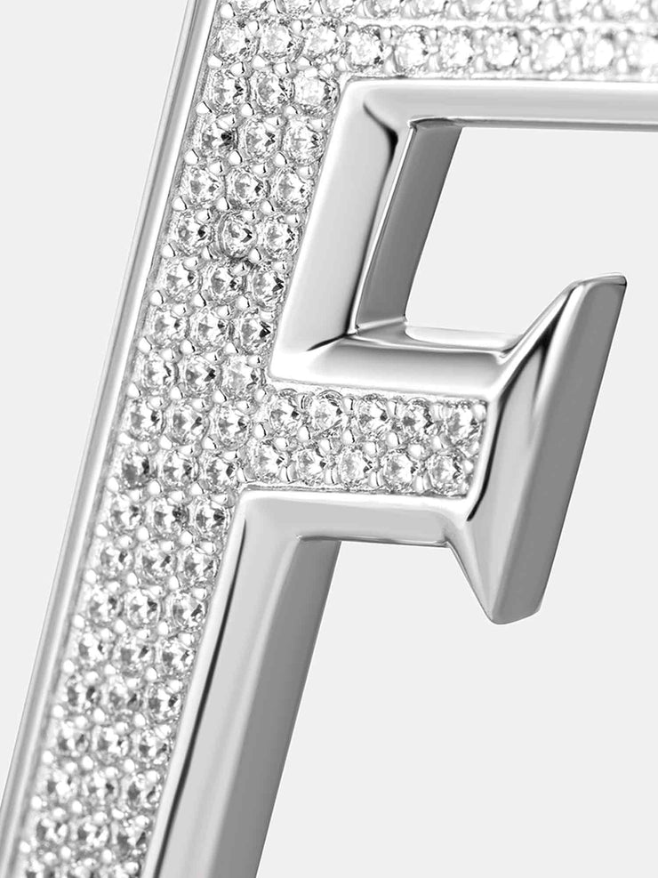 Custom Made F Moissanite Pendant