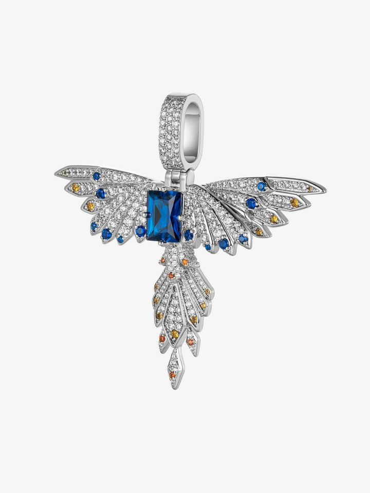 S925 Moissanite Suzaku Pendant