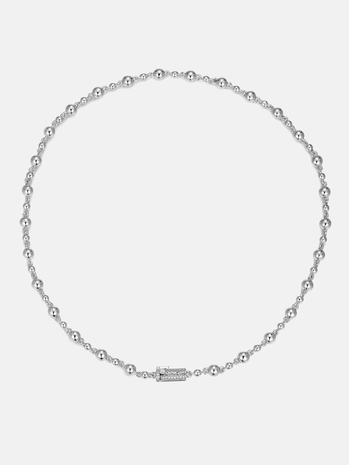 Mixed Size Plain Round Bead Chain