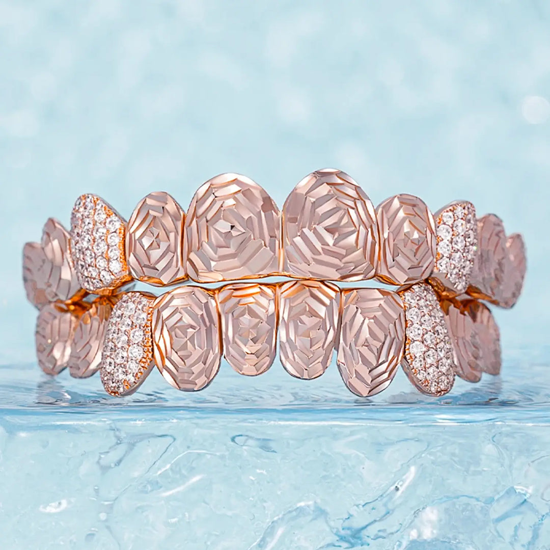 Rose Cut With Diamond Grillz