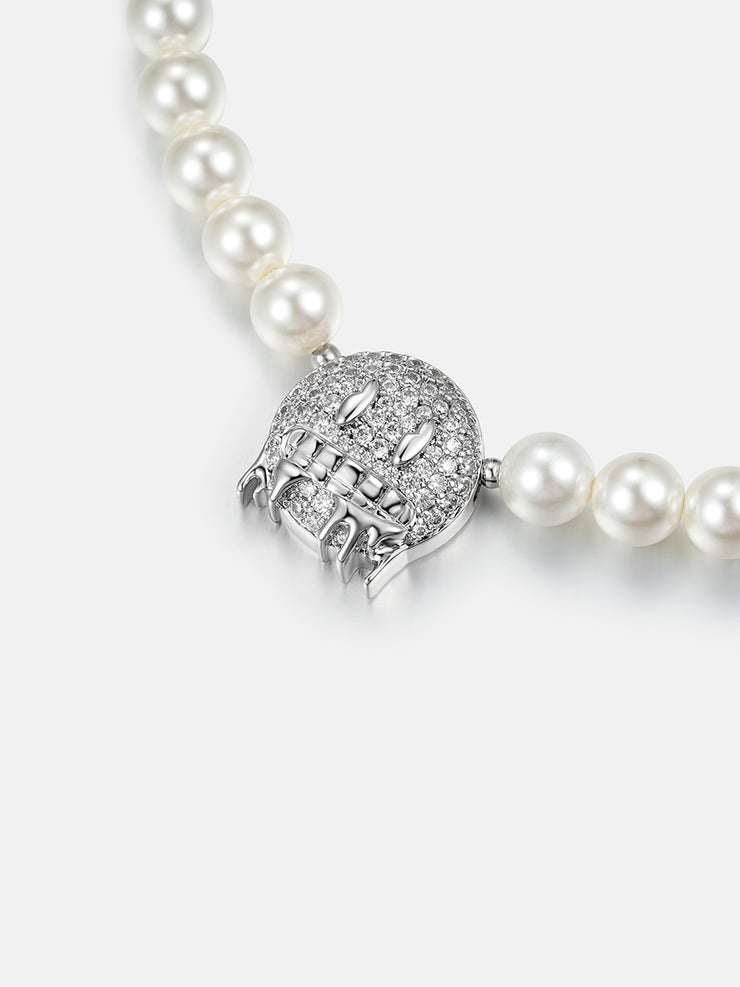 S925 Moissanite Emoji Pearl Bracelet