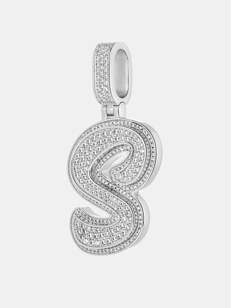 Custom Made S Moissanite Pendant