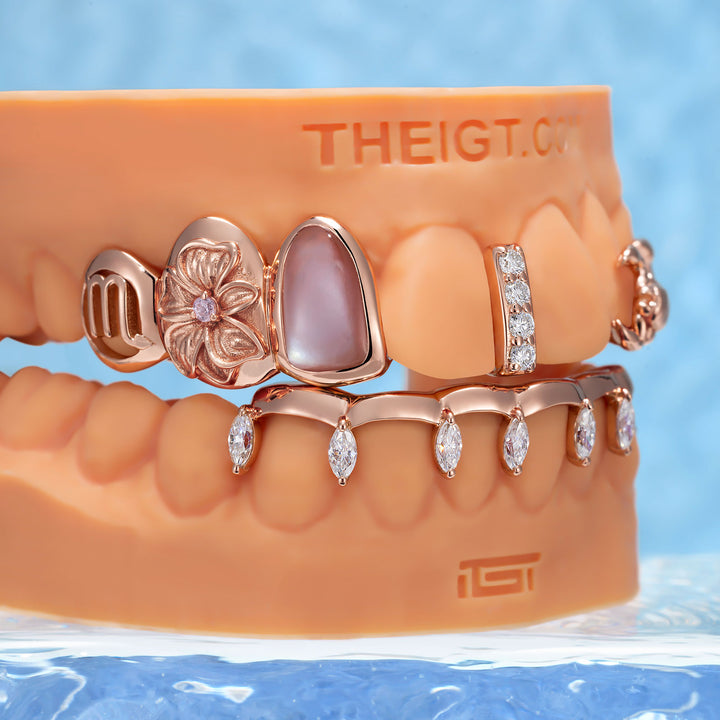 "Scorpio Peony" Marquise Bar Set