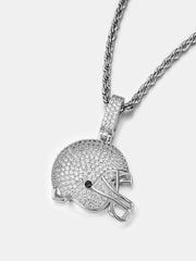 S925 Moissanite Helmet Pendant