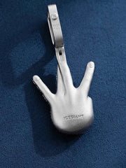 Moissanite West Side Hand Pendant