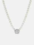 S925 Moissanite Emoji Pearl Chain