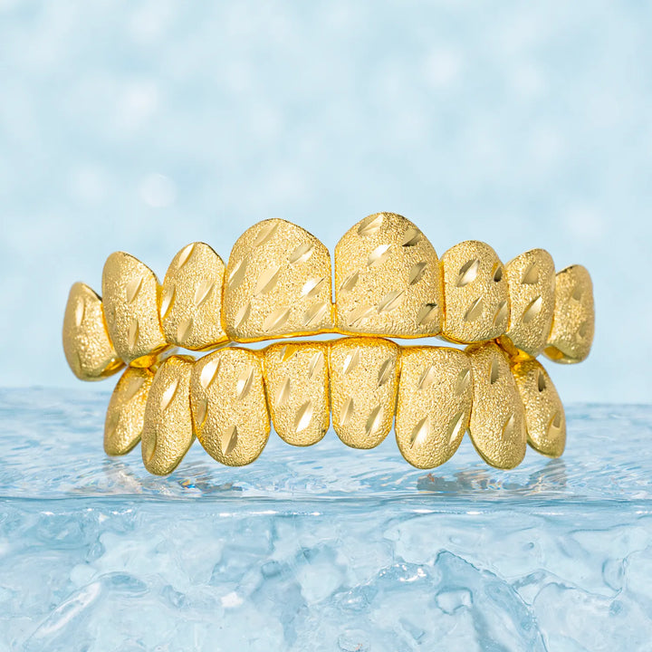 925 Sterling Silver Nugget Cut Grillz