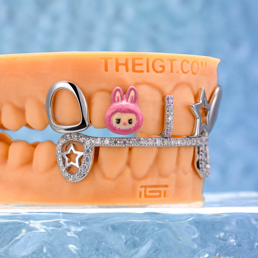 Top Star & Bottom Bar Grillz